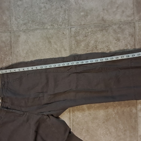 J.Jill Brown Drawstring Capri Pants - Picture 7 of 7